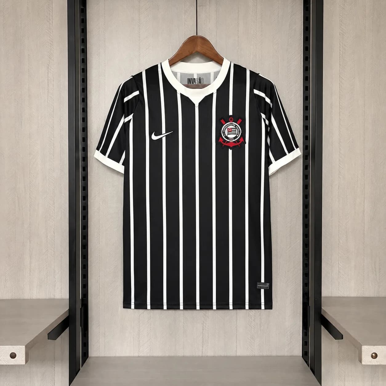 Camisa Corinthians II 26/27 Modelo Torcedor — Preto — imagem 1 de 6