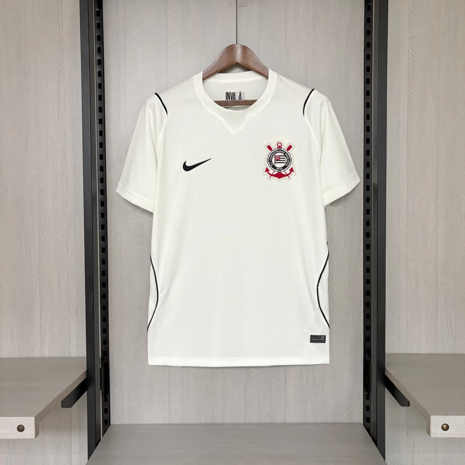Camisa Corinthians I 26/27 Modelo Torcedor — Branco — imagem 1 de 6