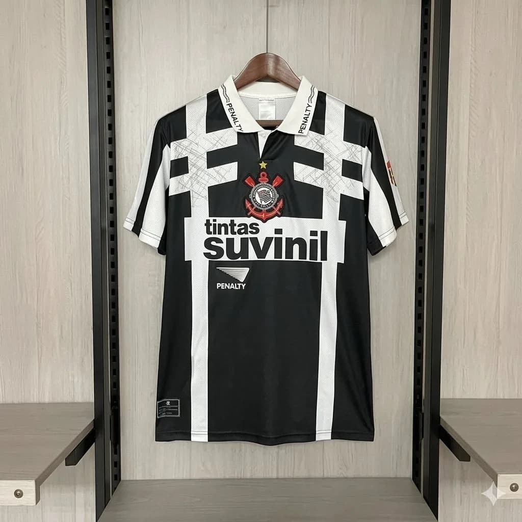Camisa Corinthians Retrô II 95/96 — Preto