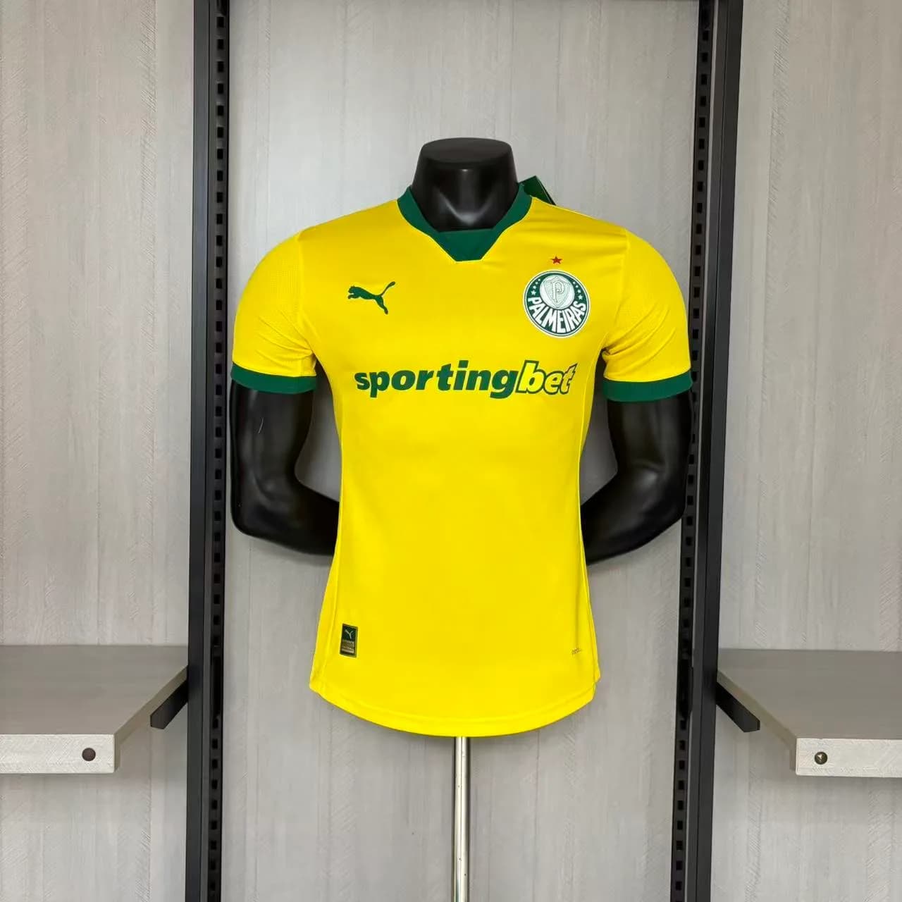 Camisa Palmeiras III 2025/26 Amarela Jogador — Amarelo — imagem 1 de 7