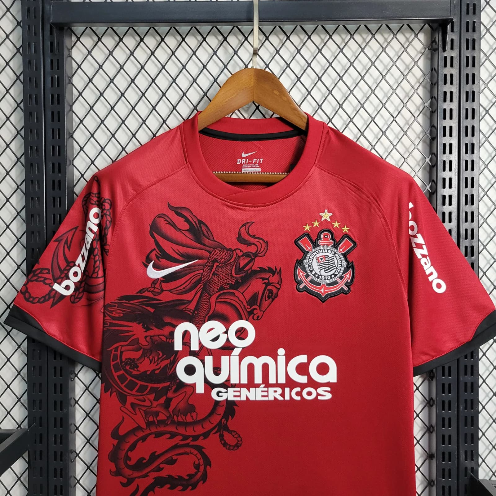 Camisa Corinthians 2011/12 Retrô São Jorge — Vermelho — imagem 1 de 7