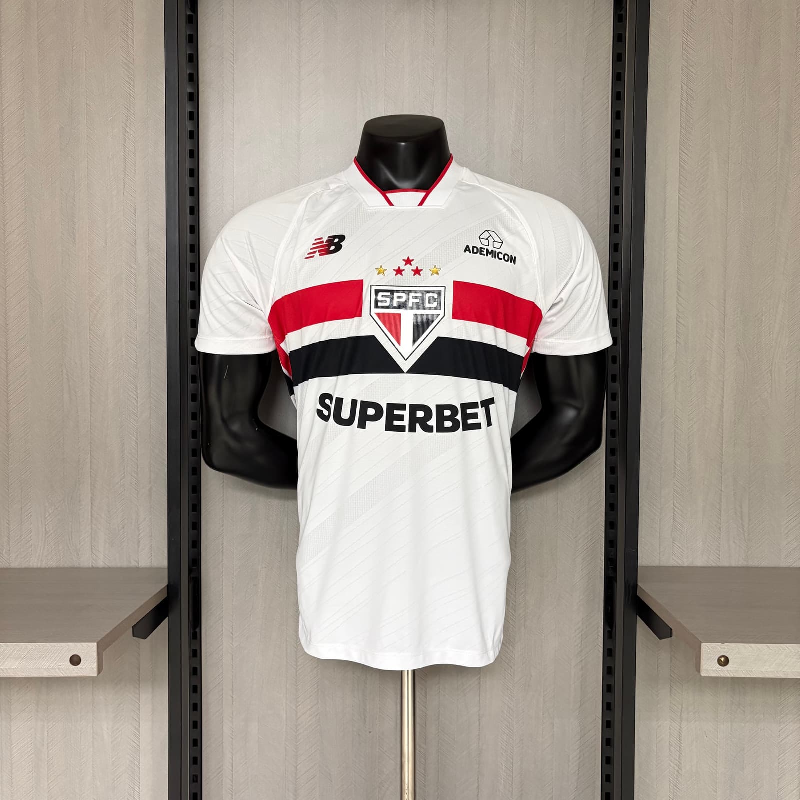 Camisa São Paulo I 26/27 Modelo Jogador — Branco — imagem 1 de 2