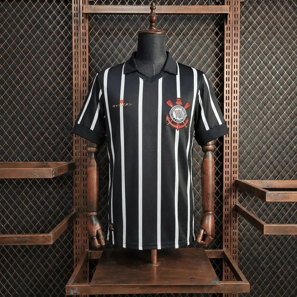 Camisa Retrô Corinthians Mundial 2012 — Preto — imagem 1 de 5