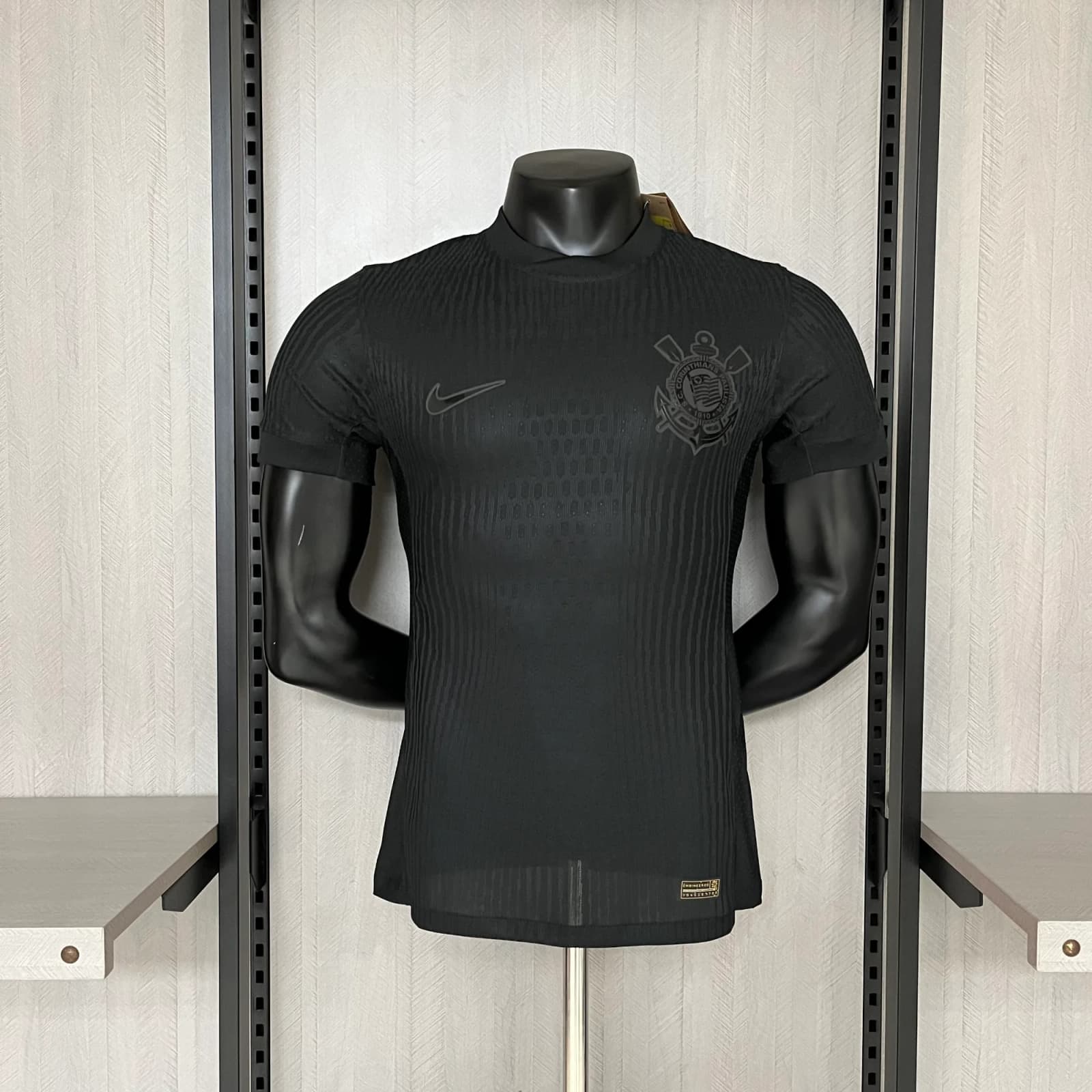 Camisa Corinthians II 2024/25 Jogador All Black — Preto — imagem 1 de 6